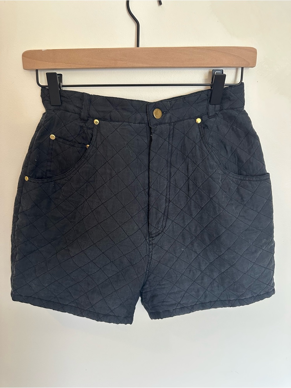 Vintage CSC Studio Silk Quilted Shorts